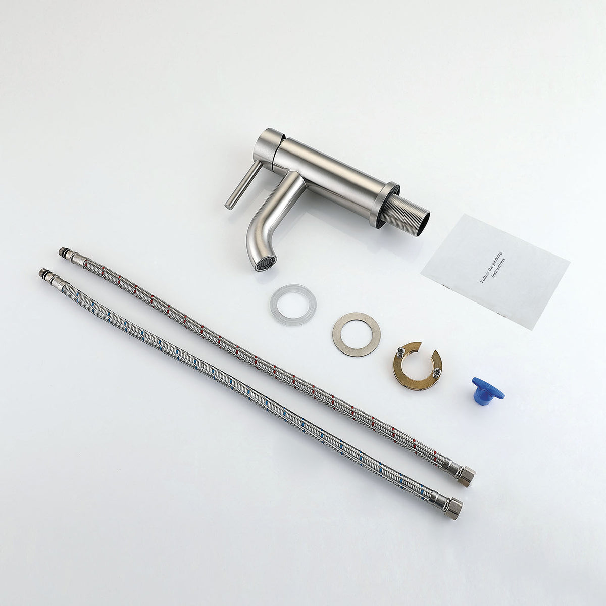 Single Hole Bathroom Faucet,Modern Single Handle Vanity Basin Faucet