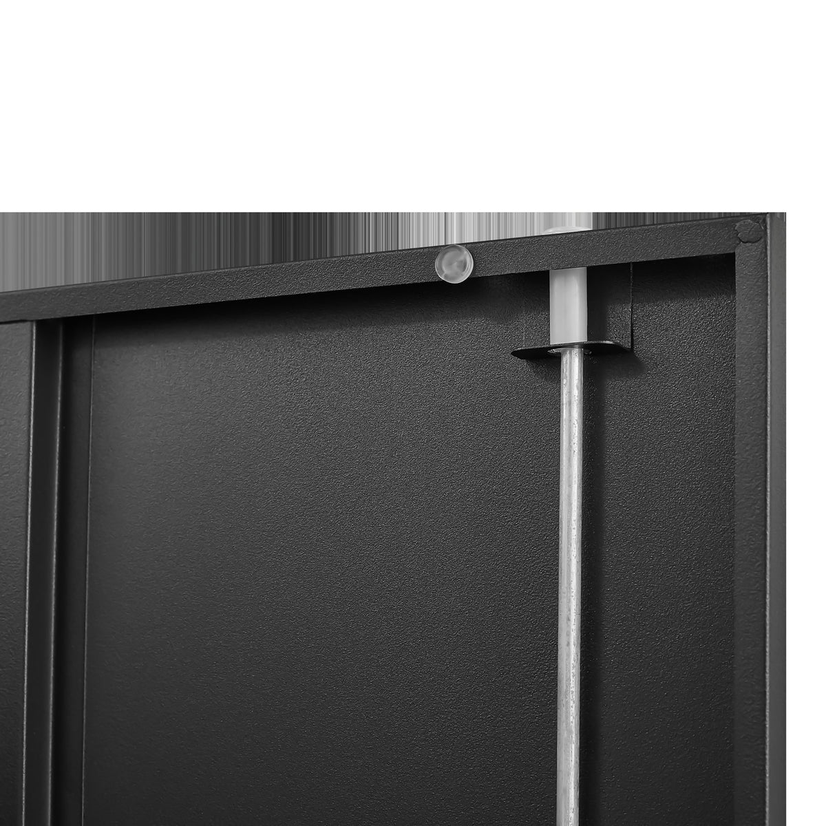 72-Inch 2-Door File Cabinet with Lock, 4 Adjustable Shelves, Heavy-Duty Steel Construction, for Commercial Office, Home Office, Legal Size & Letter File Storage, Organization Cabinet in Black