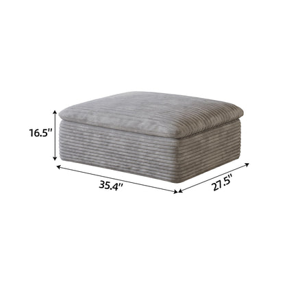 1 Ottoman,Grey