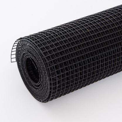 36 inch×100 ft Black Vinyl Coated Hardware Cloth, 21 Gauge 1/4 inch Black PVC Hardware Cloth, Black Welded Wire Fence Supports Poultry-Netting Cage-Home Improvement and Chicken Coop