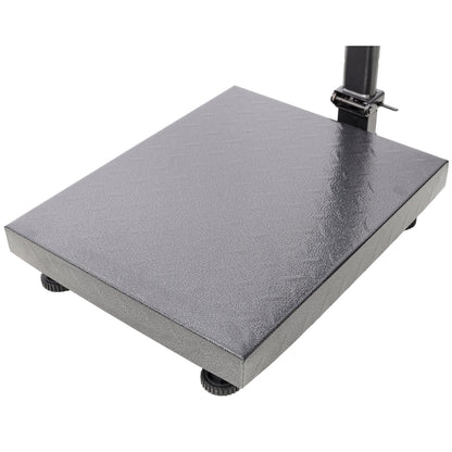 660lbs Weight Computing Digital Scale Floor Platform Scale, 0.1 lbs Accuracy Computing Floor Scale with LB/KG, Tare, Price Calculator