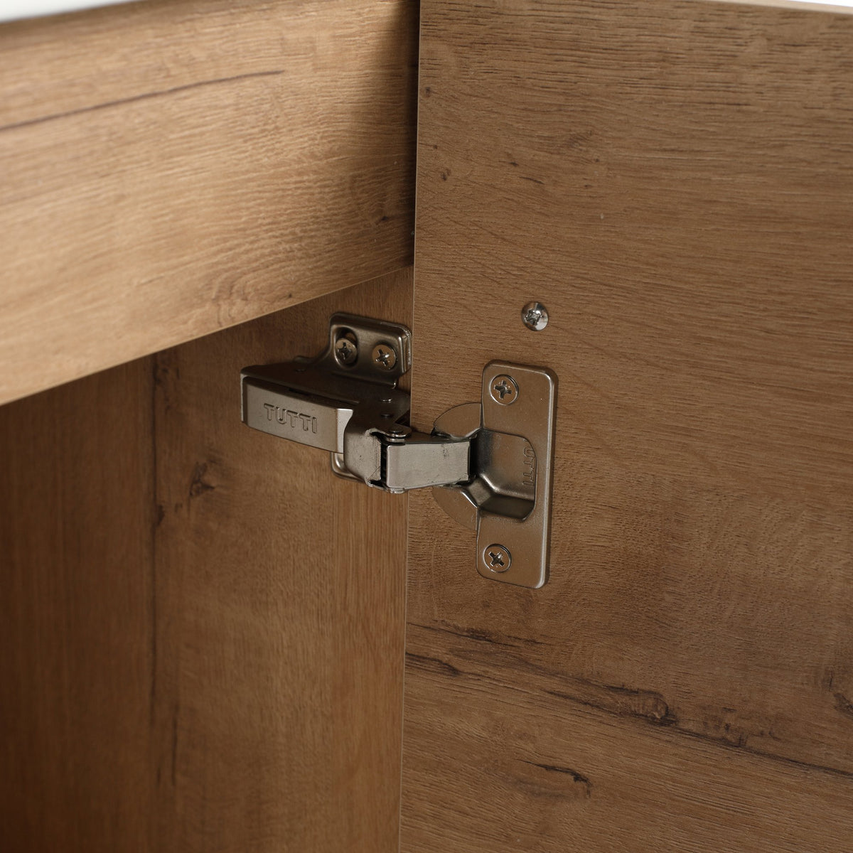 18'' Floating Wall-Mounted Bathroom Vanity with Ceramic Sink & Soft-Close Cabinet Door, For Small Bathroom