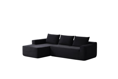 96.9" Cloud Sectional Couch with L-Shape Chaise, Modern Modular Sofa with Deep Seat, Upholstered Couches, No Assembly Required – Model W3975P412667