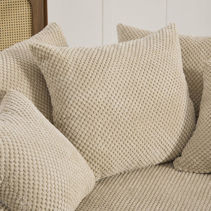 53.15"W Round Oversized Pumpkin-shaped Boneless Single-person Lounge Chair With Ottoman Soft Breathable Fabric,Boneless Filling Material Of Piece Sponge,For Living Room Bedroom Apartment,Taupe