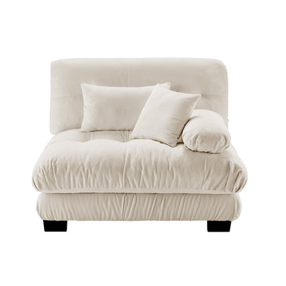 27  Sofa RSF W/2 pillows - Light Coffee
