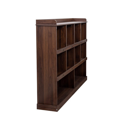 10-shelf Bookcase, Walnut