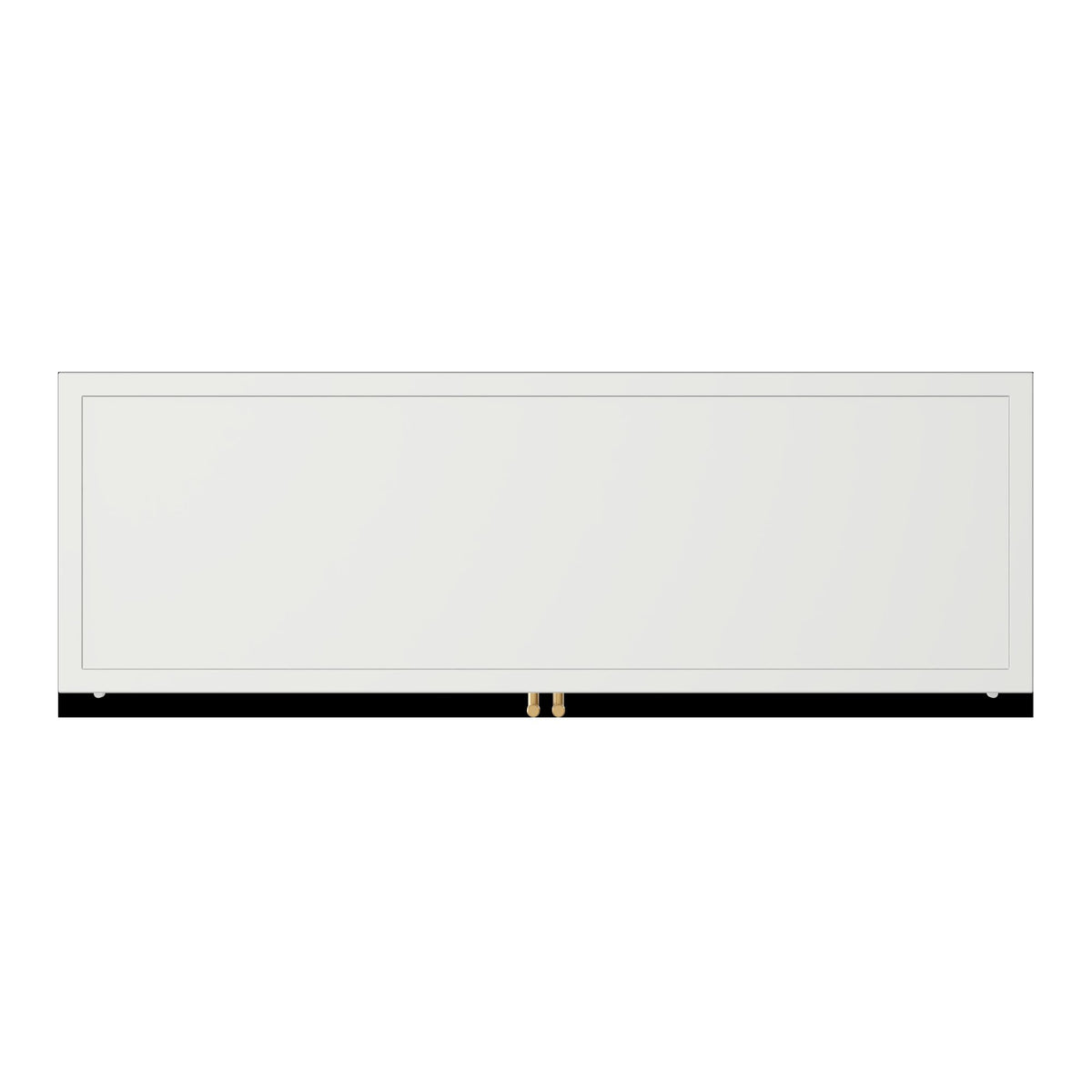 27.56"Glass Doors Modern Two-door Wall Cabinet with Featuring Three-tier Storage for Entryway Living Room Bathroom Dining Room,White(same sku:W757119328)