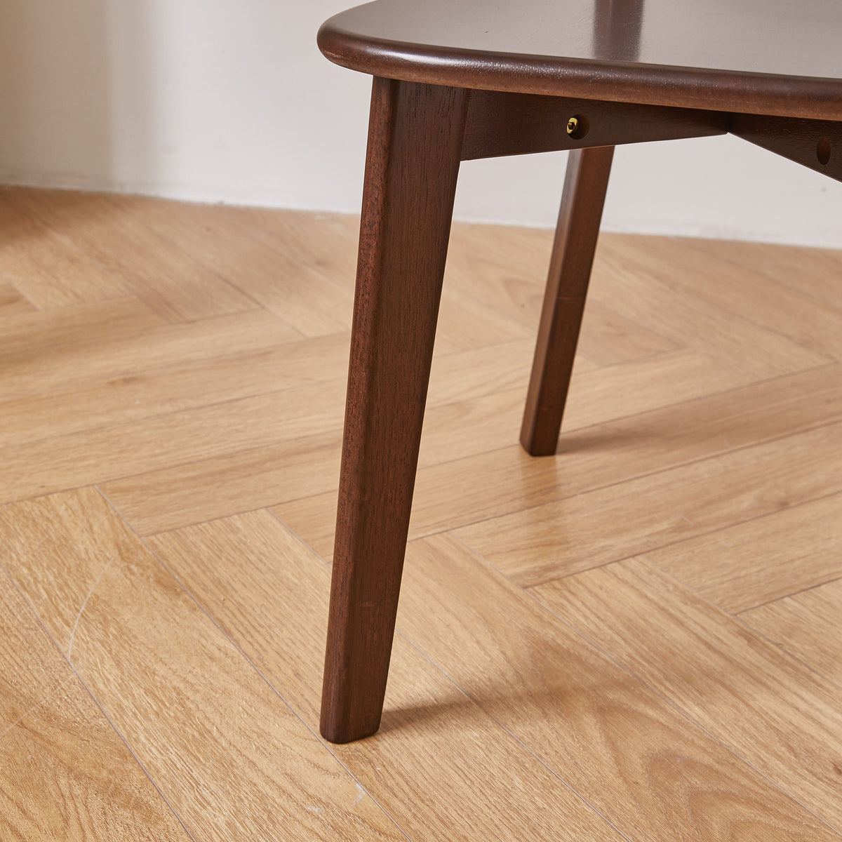 (Set of 2 pcs) Dining chair wooden Premium grade rubber wood natural wood made in Southeast Asia 100% solid wood chair table chair wooden living room chair simple and natural 46*37*76 cm
