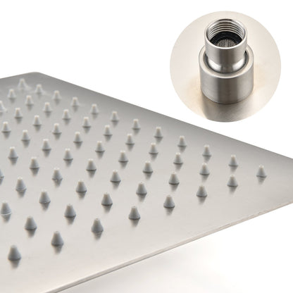 12" Rain Shower Head Systems Wall Mounted Shower On-Site
