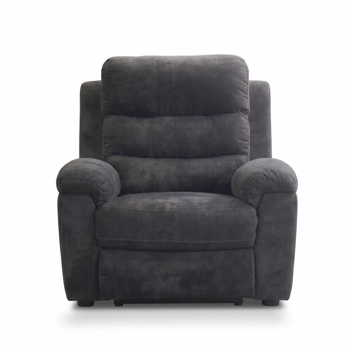 3-Piece Manual Reclining Sofa Set,Sofa+Loveseat+Recliner Chair,Dark Gray