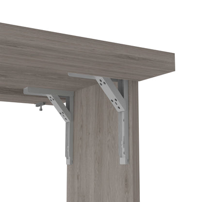 Dalton Foldable Table with Base and Shelves