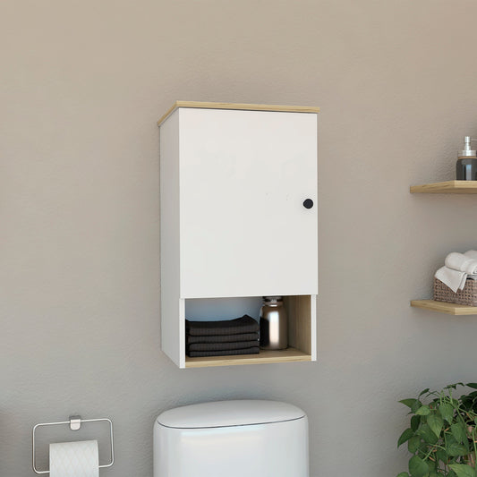 St. Angelo Medicine Cabinet, Two Internal Shelves, Single Door, One Shelf – Model B070P188812
