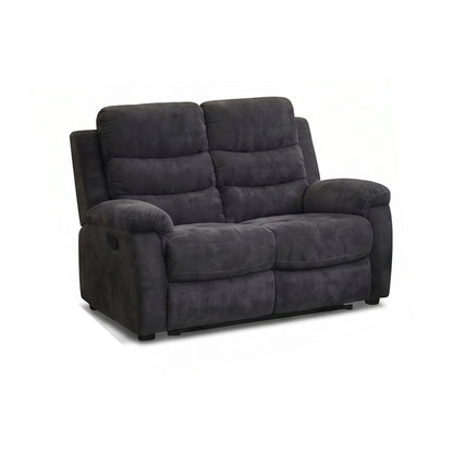 3-Piece Manual Reclining Sofa Set,Sofa+Loveseat+Recliner Chair,Dark Gray