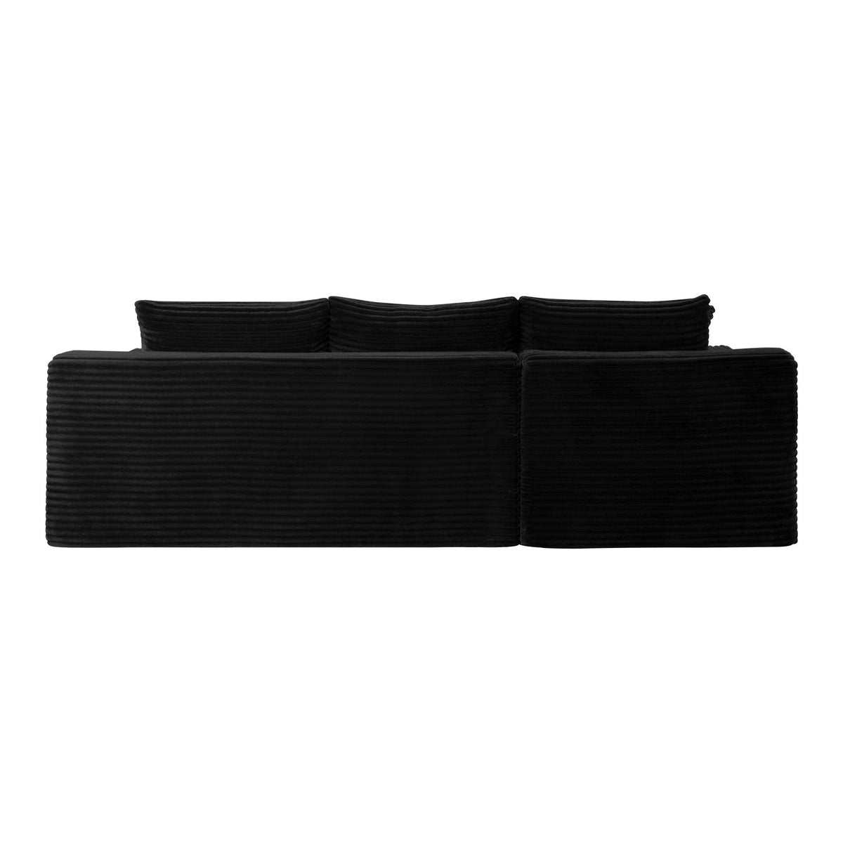 94.5" Cloud Modular Sectional Sofa Couch with L-Shape Chaise, Modern Minimalist Upholstered Couches, Deep Seat Corner Couch – Model W5515P479893