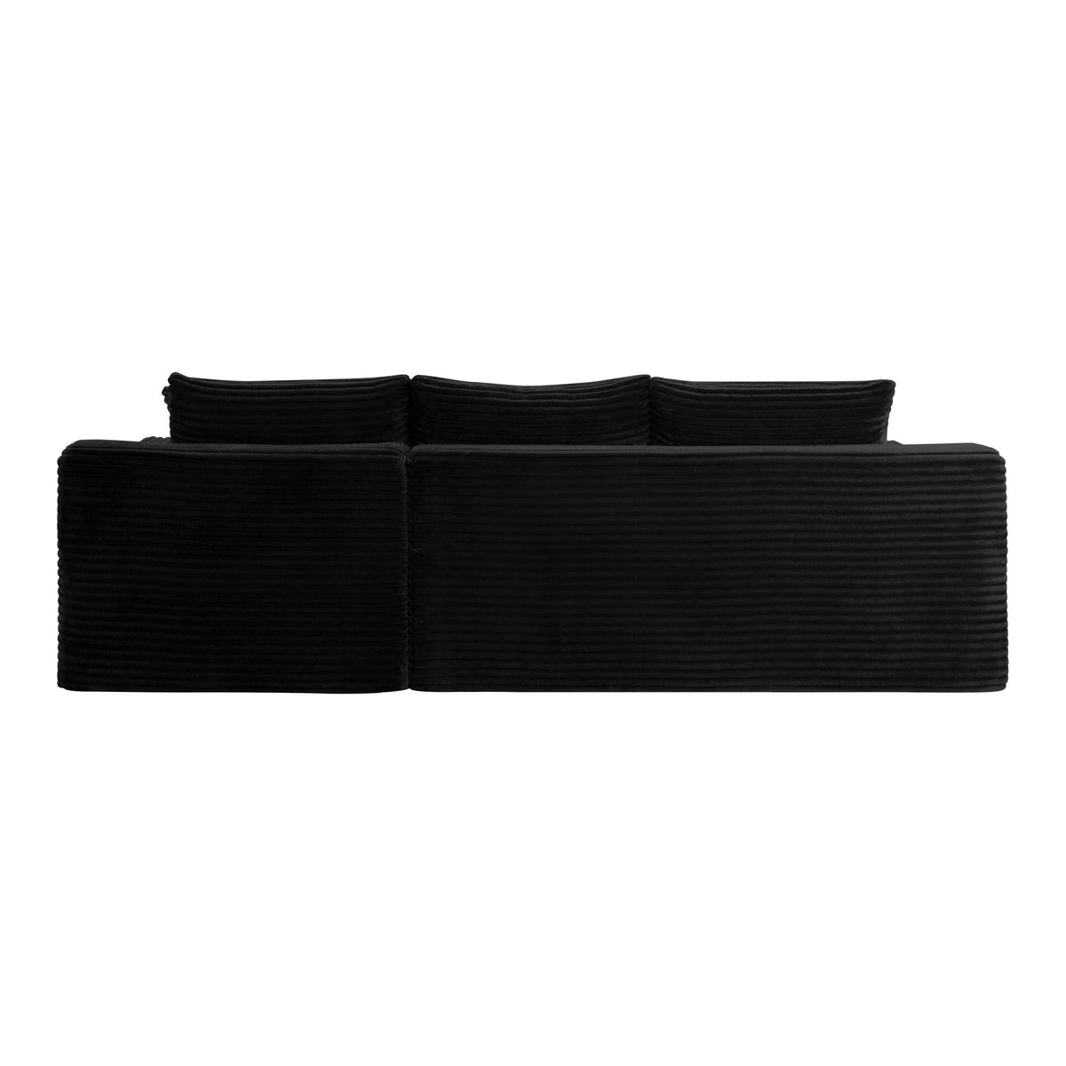 94.5" Cloud Modular Sectional Sofa Couch with L-Shape Chaise, Modern Minimalist Upholstered Couches, Deep Seat Corner Couch – Model W5515P479894