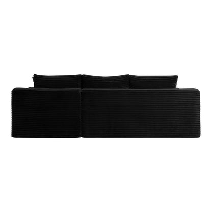 94.5" Cloud Modular Sectional Sofa Couch with L-Shape Chaise, Modern Minimalist Upholstered Couches, Deep Seat Corner Couch – Model W5515P479894