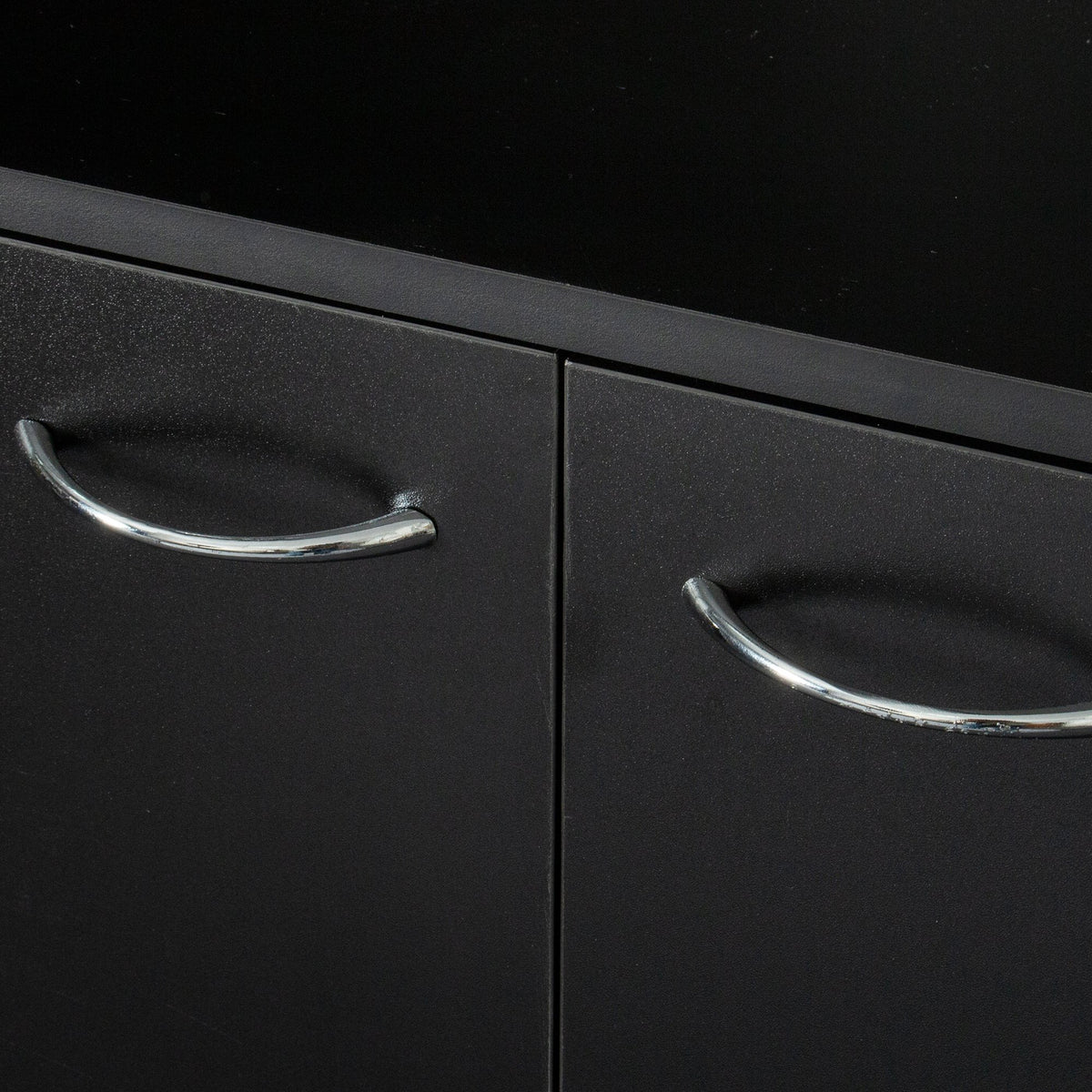 70.87" Tall Wardrobe& Kitchen Cabinet, with 6-Doors, 1-Open Shelves and 1-Drawer, Black