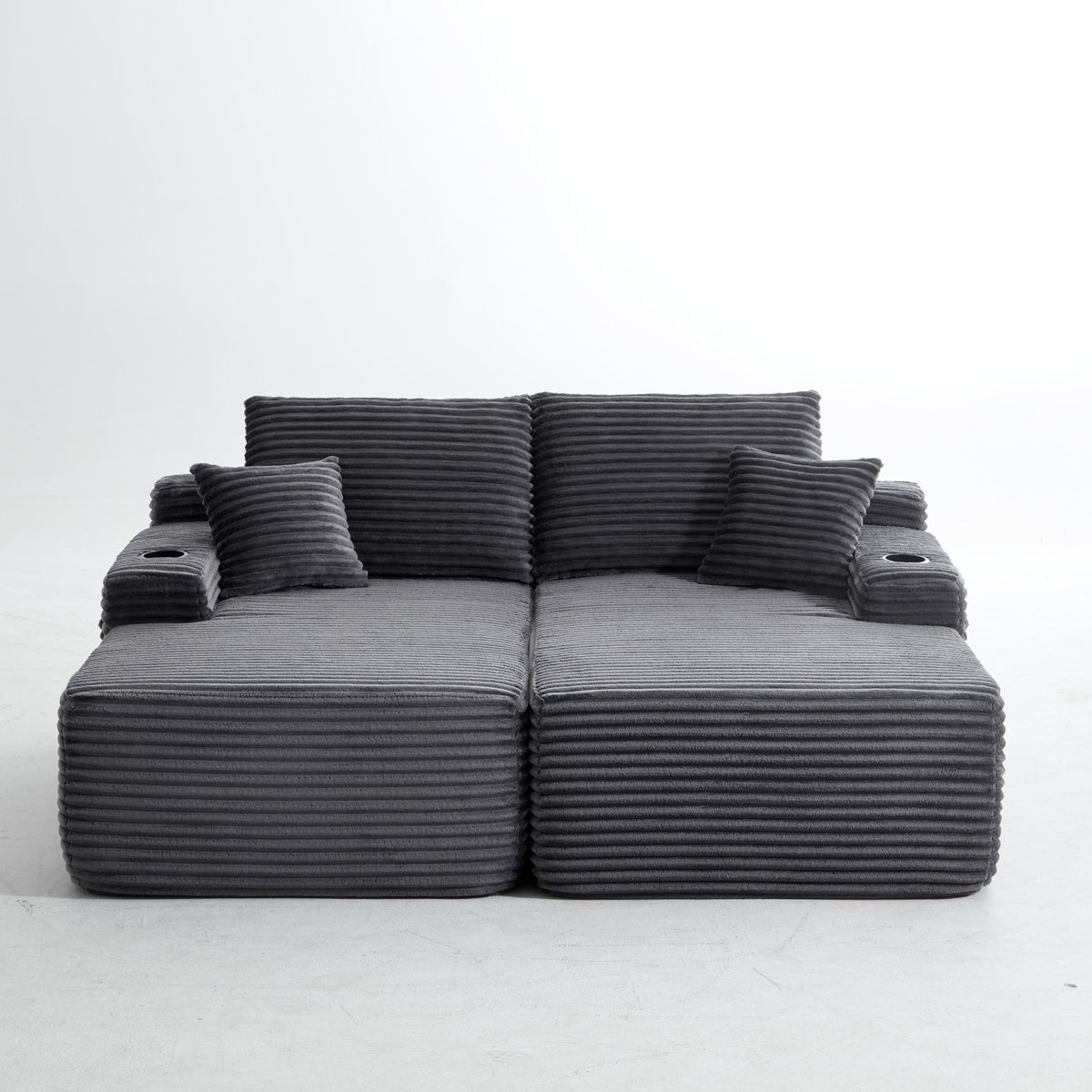 69'Cloud Sectional Couch, L-Shape Chaise with R-Shape Chaise with Deep Seat and Comfortable 2 Seater Couch for Modern Living Room