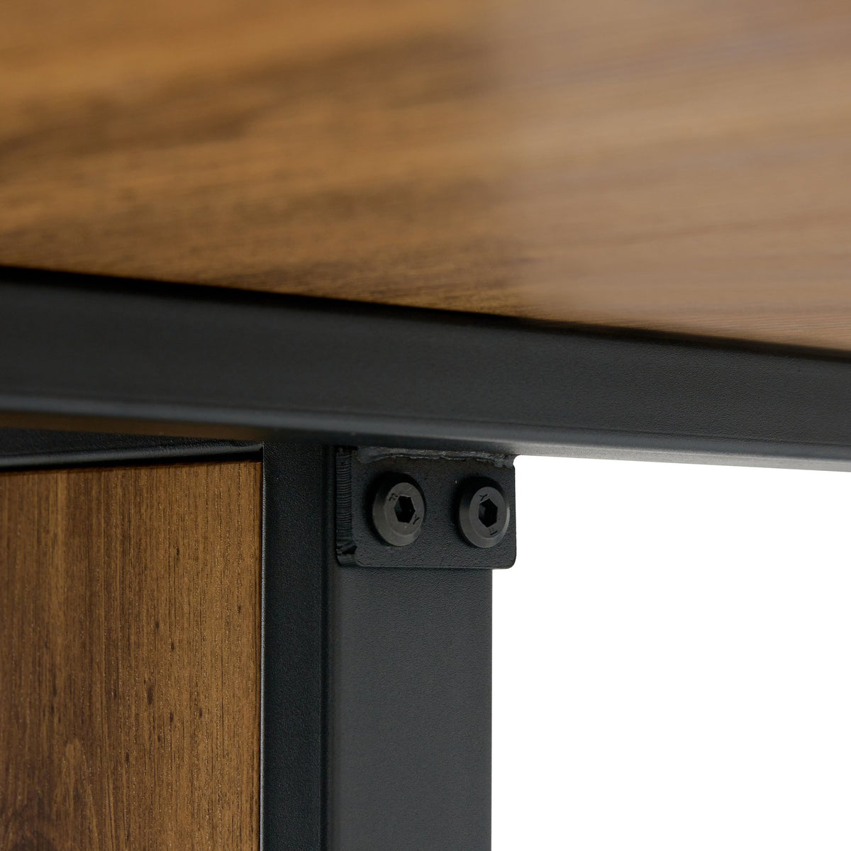 Modern minimalism and luxurious wood rectangular patterned dining table. The computer desk. Dining tables are used