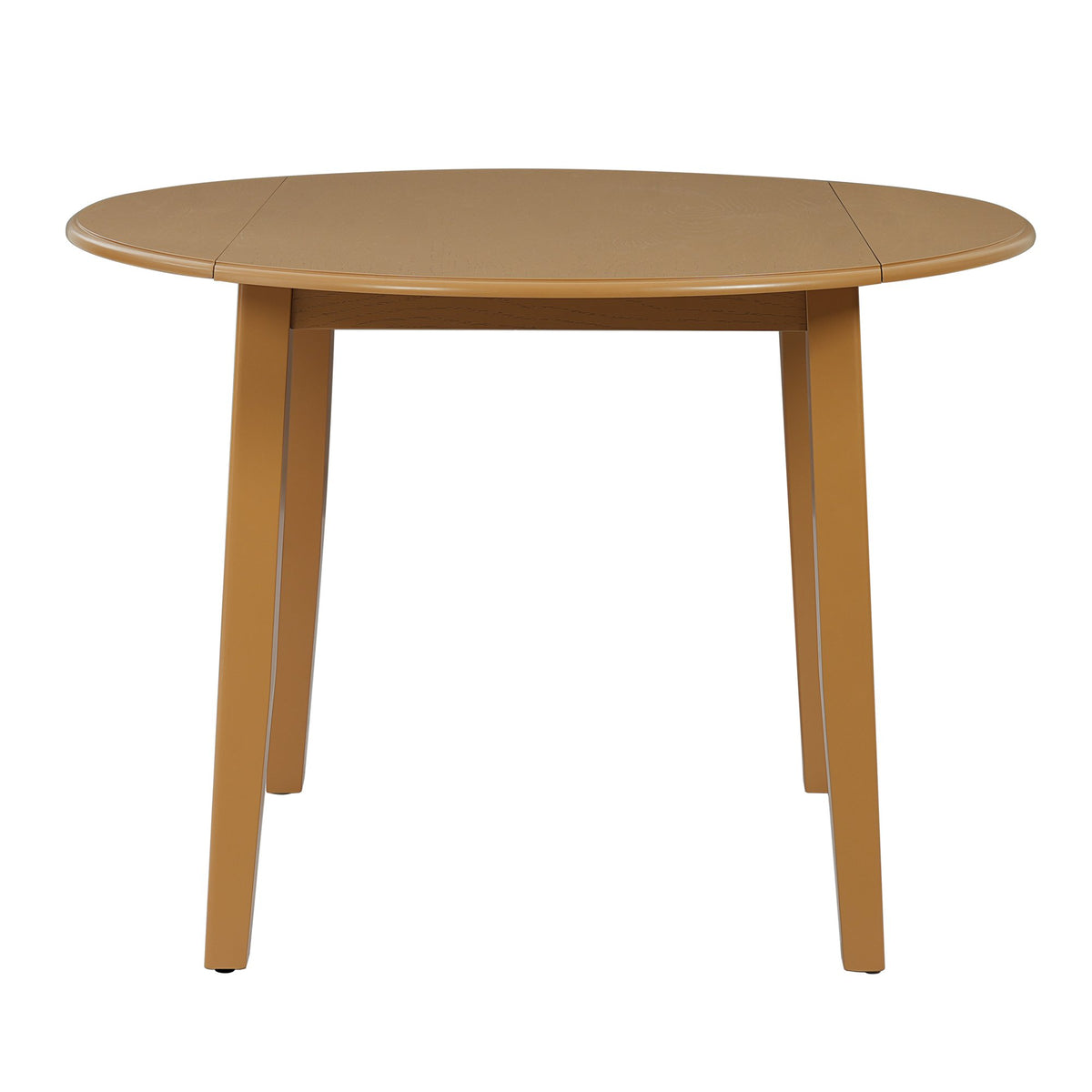 3-Piece Round Dining Table Set for 2 People, 1 Folding Wood Dining Table + 2 Upholstered Chairs – Model N752S000618A