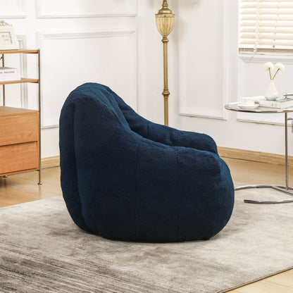 Bean Bag Chair with Filler, Bean Bag Sofa with Tufted Soft Stuffed Filling, Fluffy and Lazy Sofa, Comfy Cozy BeanBag Chairs with Memory Foam for Dorm, Apartment, Living Room