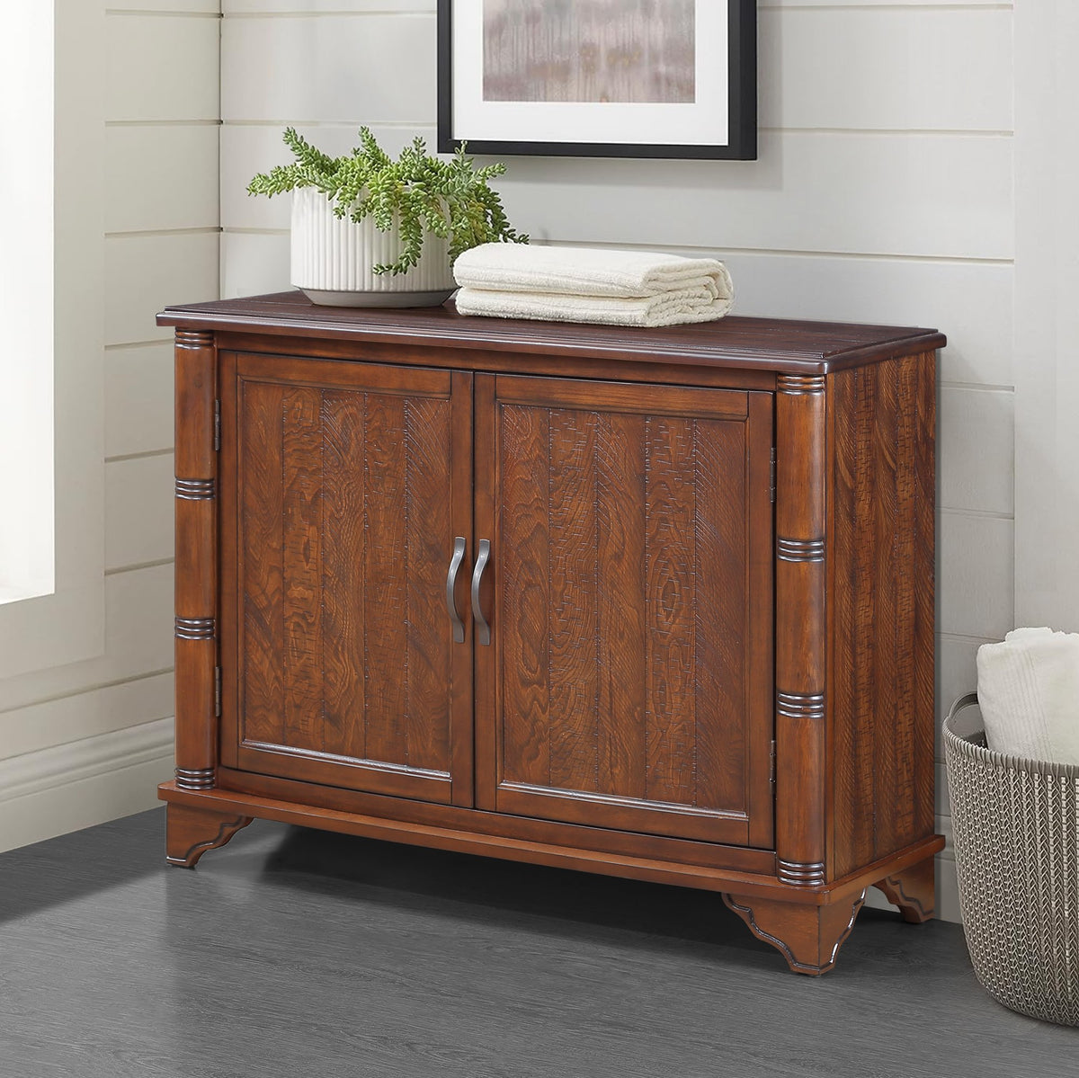 40" Console Table with Storage Shelf, Retro Entryway Table with Adjustable Storage Shelf, Sofa Couch Table, Entry Way, Foyer, Light Espresso