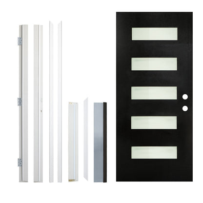 36'' x 80'Fiberglass Entry Door Frame,Left hand inswing 4-9/16 Fiberglass Door Jambs