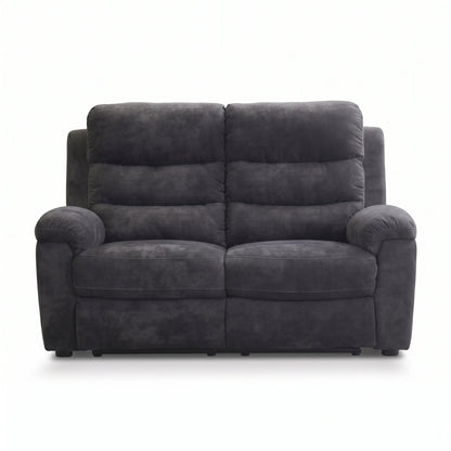 3-Piece Manual Reclining Sofa Set,Sofa+Loveseat+Recliner Chair,Dark Gray