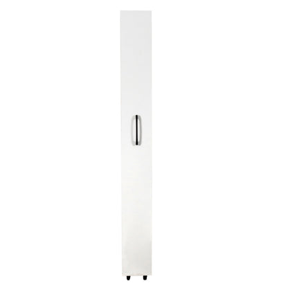 7 Tier multi-functional pull-out multi-tier storage Single-sided open shelf – White