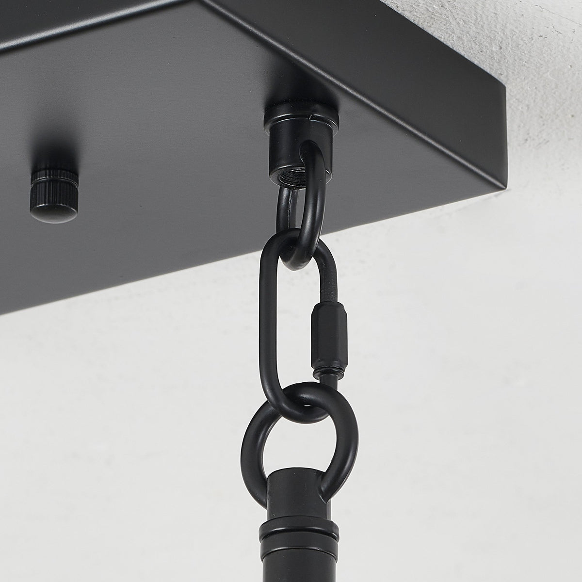 5-Light Farmhouse Chandeliers for Dining Room, Rustic Kitchen Island Lighting Pendant Light for Kitchen Dining Room Black(No Bulbs)
