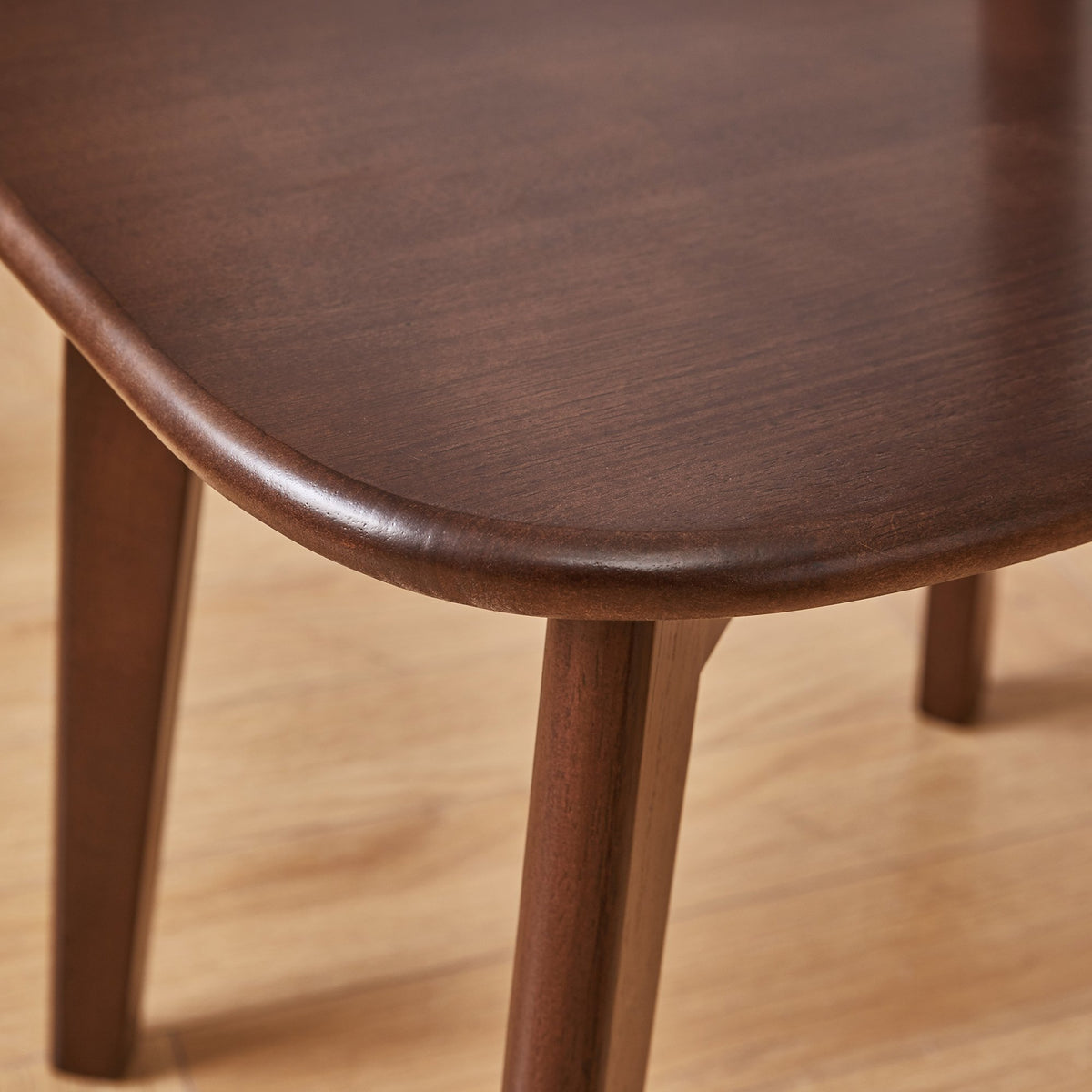 (Set of 2 pcs) Dining chair wooden Premium grade rubber wood natural wood made in Southeast Asia 100% solid wood chair table chair wooden living room chair simple and natural 46*37*76 cm