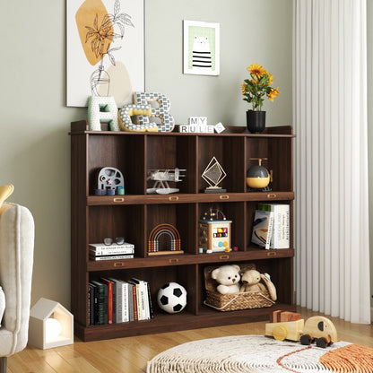 10-shelf Bookcase, Walnut