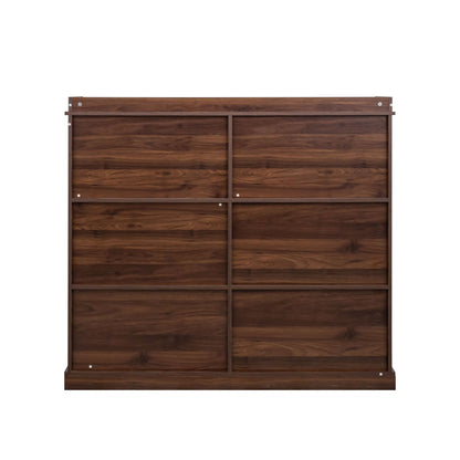 10-shelf Bookcase, Walnut