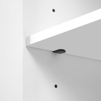 36" Modern Bathroom Vanity with Ceramic Sink, Soft Close Doors, Adjustable Shelves, Solid Wood Frame+MDF