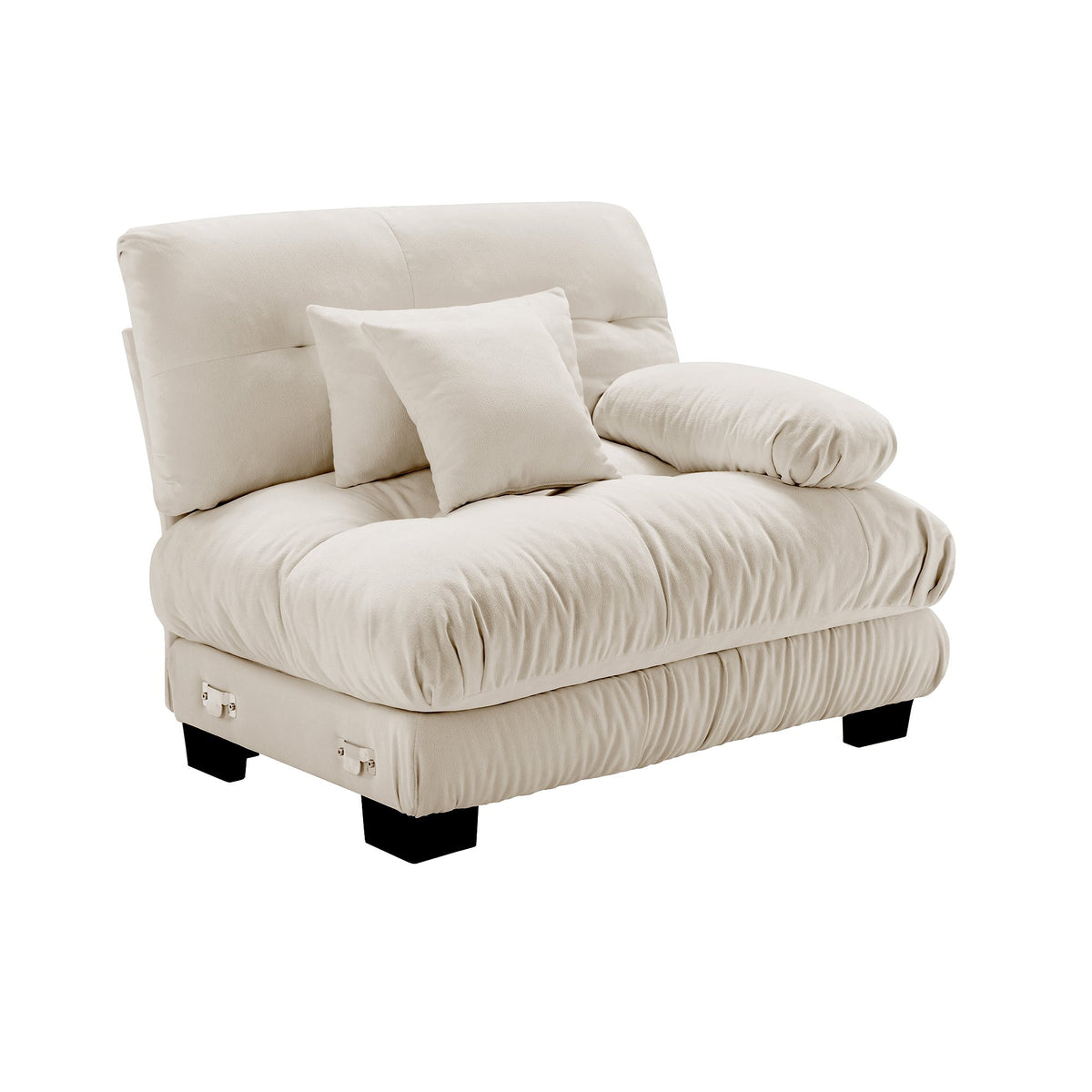 27  Sofa RSF W/2 pillows - Light Coffee