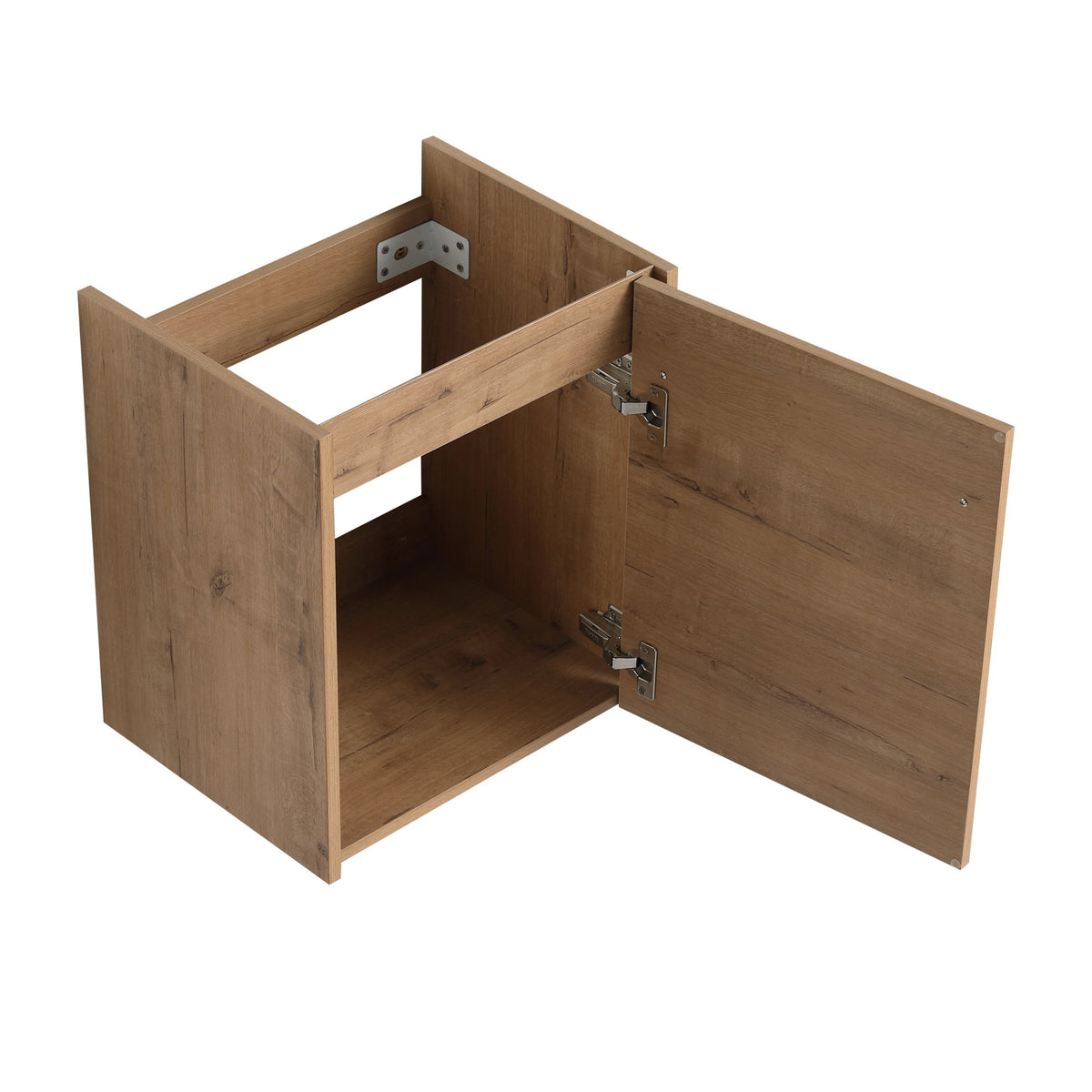 18'' Floating Wall-Mounted Bathroom Vanity with Ceramic Sink & Soft-Close Cabinet Door, For Small Bathroom