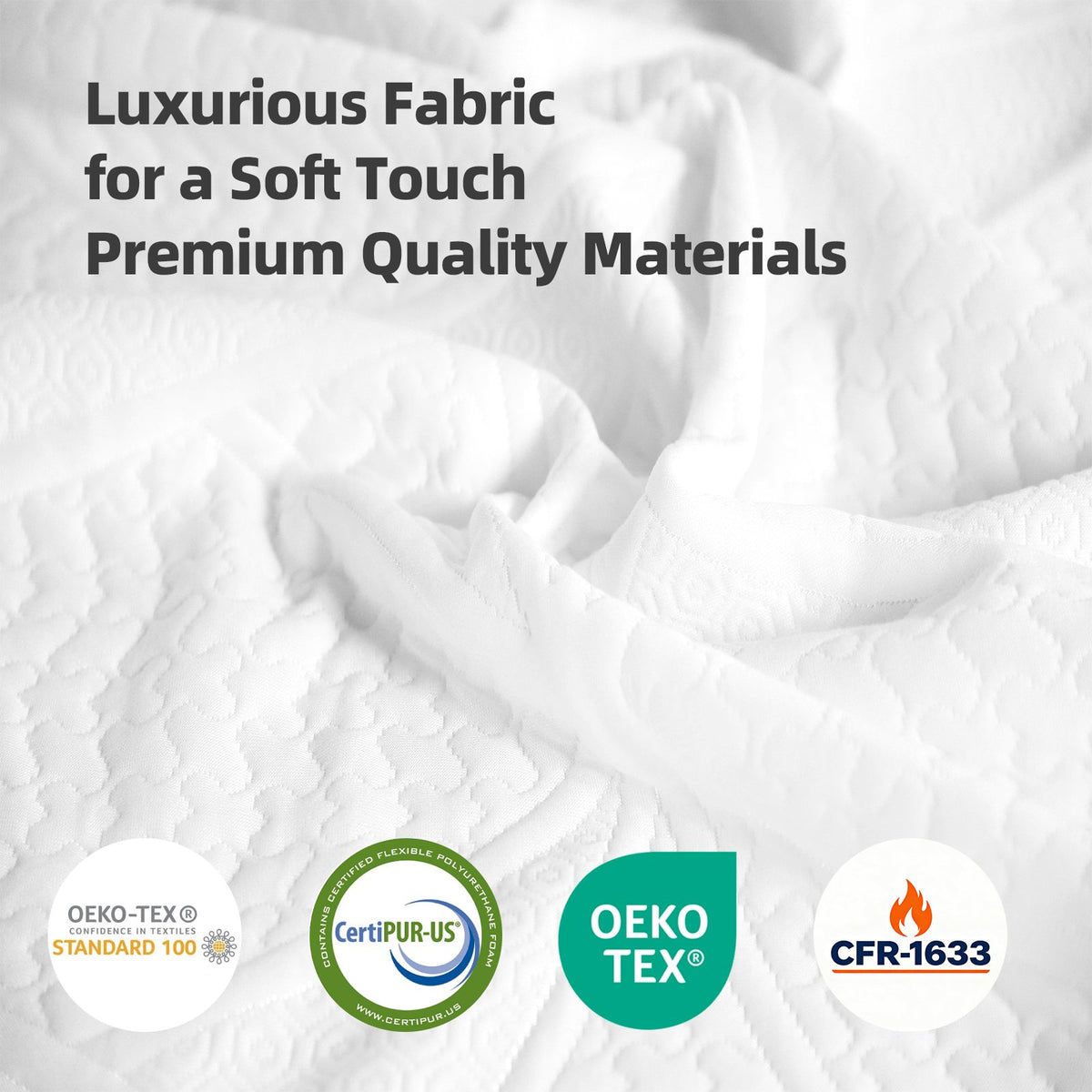 12-Inch Premium QUEEN Mattress - Premium 4-Layer Foam Sofa & Mattress - Japanese Design & Manufacturing, Ultra-Breathable, Eco-Friendly