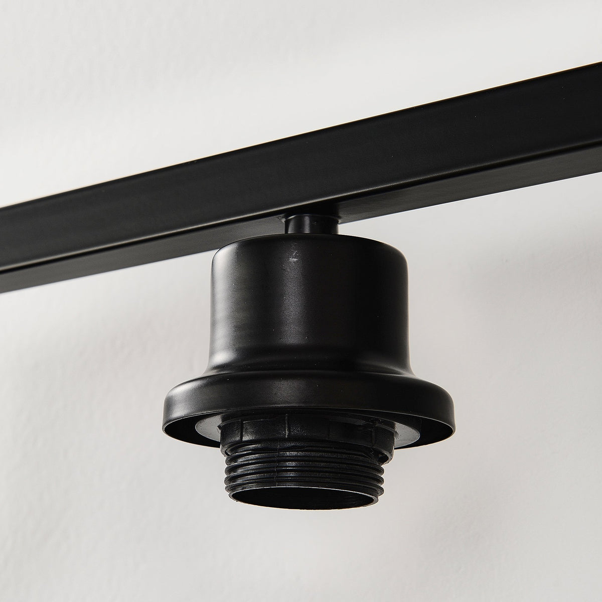 6-Light Matte Black Wall Lamps with White Glass Shades (No Bulbs) Sconce Lighting
