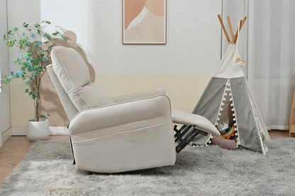 360° Swivel Rocker Recliner Chair, Swivel Nursery Rocking Chair w/Pull Ring, Glider Chair, Modern Rocking Swivel Recliner Chair