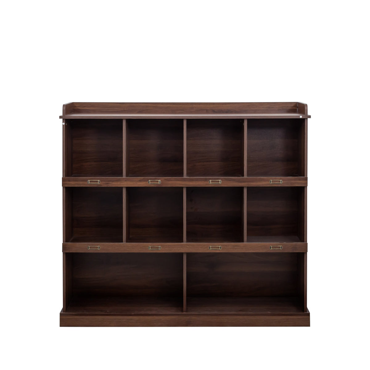 10-shelf Bookcase, Walnut