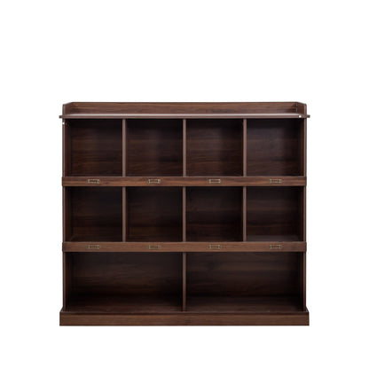 10-shelf Bookcase, Walnut