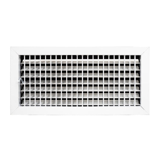AC Register Vent Cover 18X8 inch - Box of 20 – Adjustable Single Deflection Aluminum HVAC Grille for Wall and Ceiling, Multi-Shutter Damper for Heating & Cooling, Rustproof Air Supply Louver