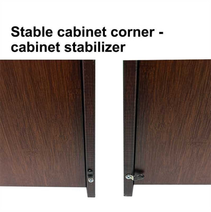 Bamboo Folding Desk, Foldable Desk, Computer Desk with Hidden Storage, Mid Century Foldable Table - Walnut Brown